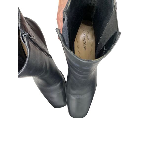 Trotters Annie Ankle Chelsea Boot Black Leather Size 8.5N - Picture 8 of 10